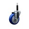 Service Caster 4'' SS Blue Poly Wheel Swivel 3/4'' Expanding Stem Caster SCC-SSEX20S414-PPUB-BLUE-34 - alternate 1